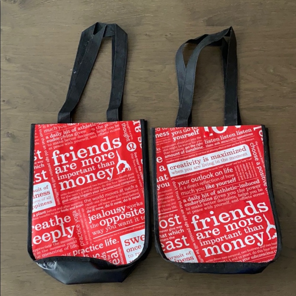 Lot 2 Lululemon Reusable Bags